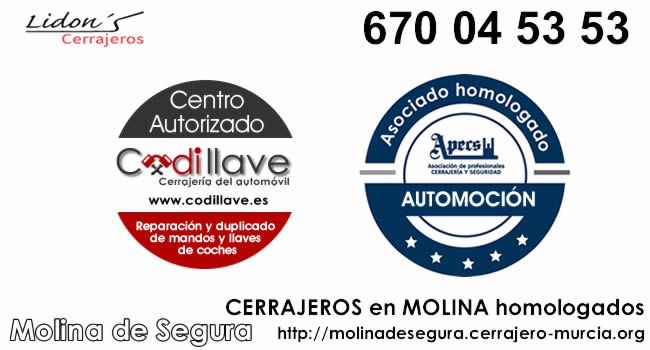 cerrajeros molina de segura homologados